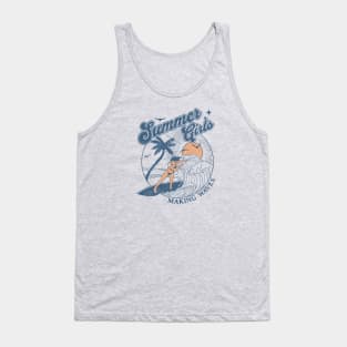 Summer Girls Making Waves Tank Top